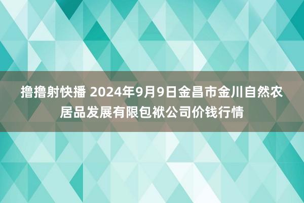 撸撸射快播 2024年9月9日金昌市金川自然农居品发展有限包袱公司价钱行情