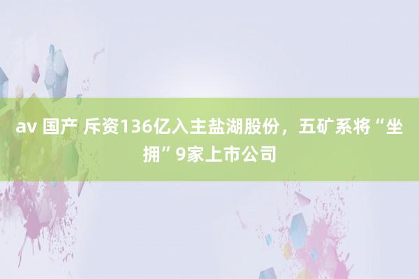 av 国产 斥资136亿入主盐湖股份，五矿系将“坐拥”9家上市公司