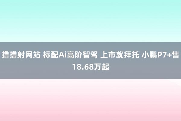 撸撸射网站 标配Ai高阶智驾 上市就拜托 小鹏P7+售18.68万起