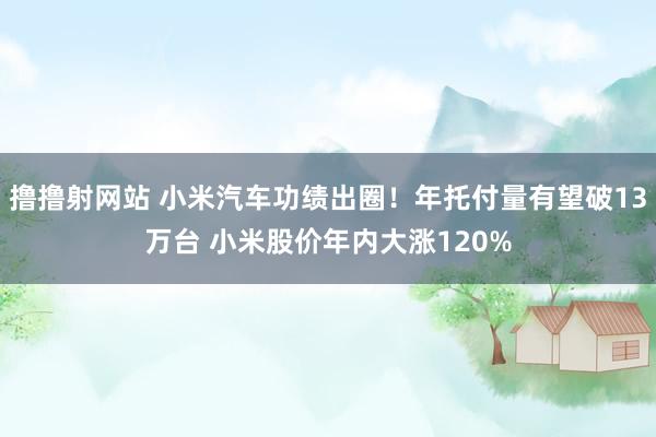 撸撸射网站 小米汽车功绩出圈！年托付量有望破13万台 小米股价年内大涨120%