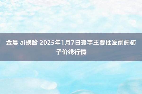 金晨 ai换脸 2025年1月7日寰宇主要批发阛阓柿子价钱行情